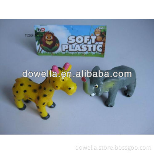 Soft plastic toy animals/Soft toy vinyl animals